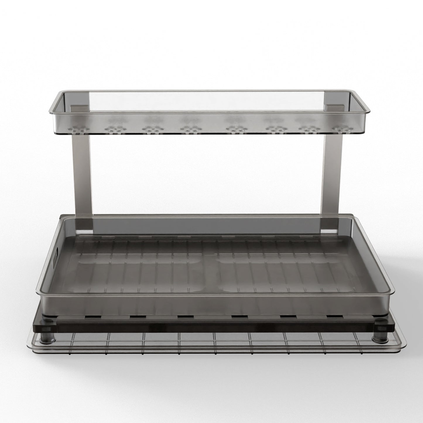 2-Tier Pull Out Under Sink Organizer with Sliding Drawer