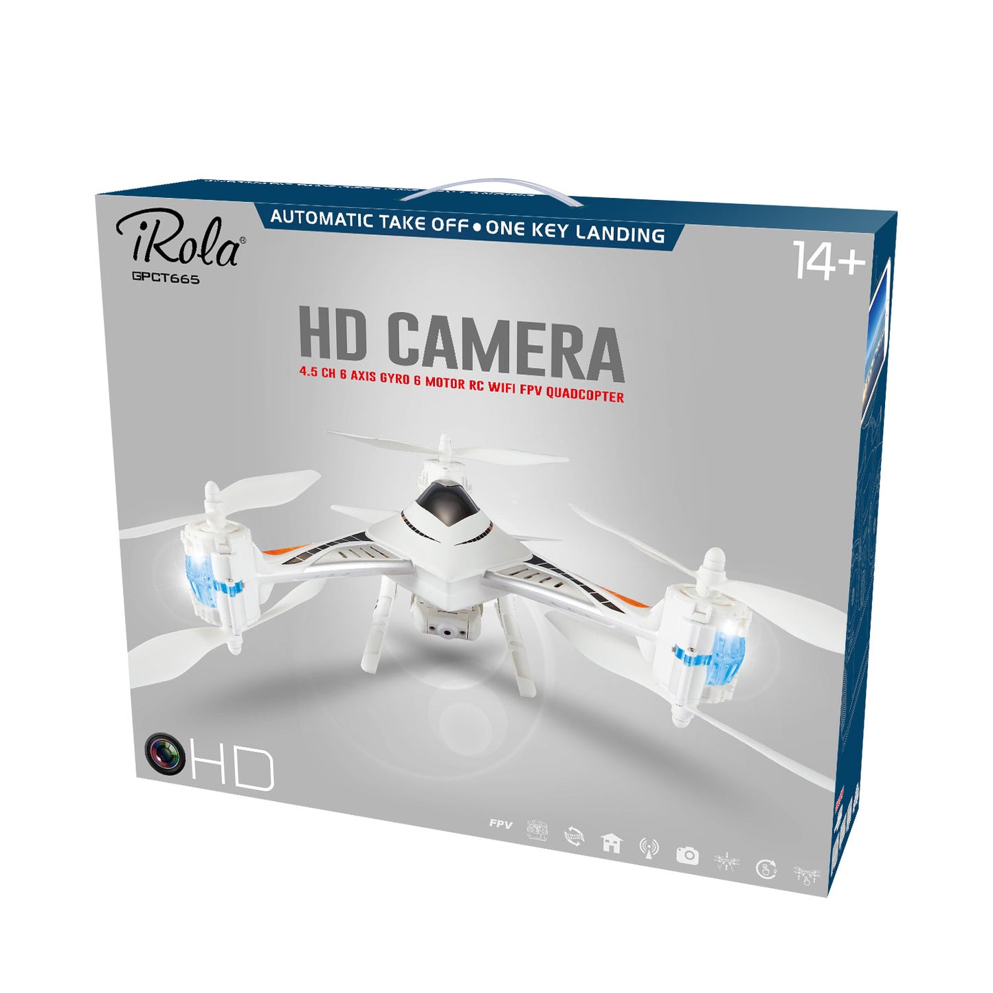 RC Quadcopter Drone with 720P HD Camera and WiFi FPV