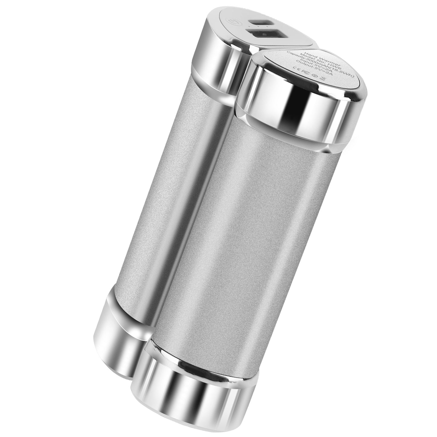 Magnetic Hand Warmers 2-Pack with 10000mAh Power Bank