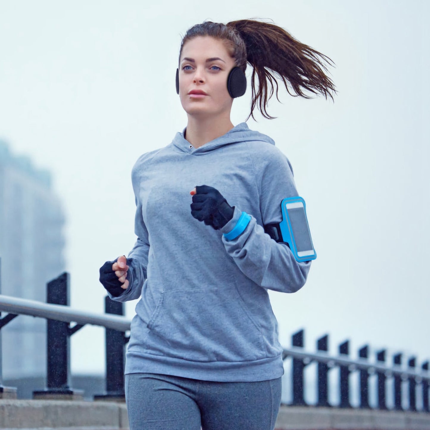 Behind-the-Head Ear Warmers for Winter Sports & Outdoor Activities