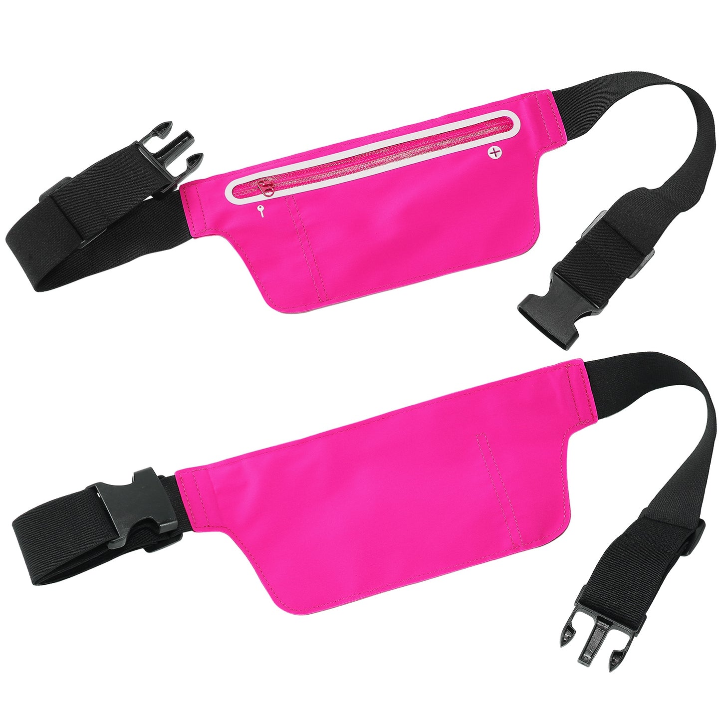 Running Belt Bag Adjustable Waist Pack with Reflective Strip