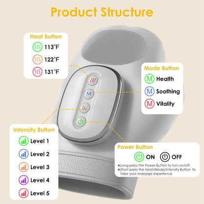 Cordless Hand Massager with Heat & Air Compression