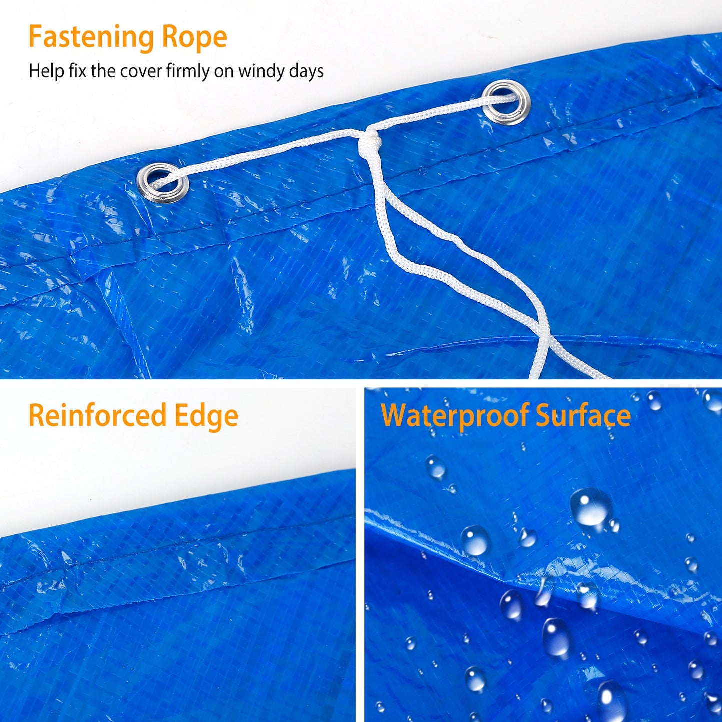Round Pool Cover 10ft Waterproof Dustproof Protector