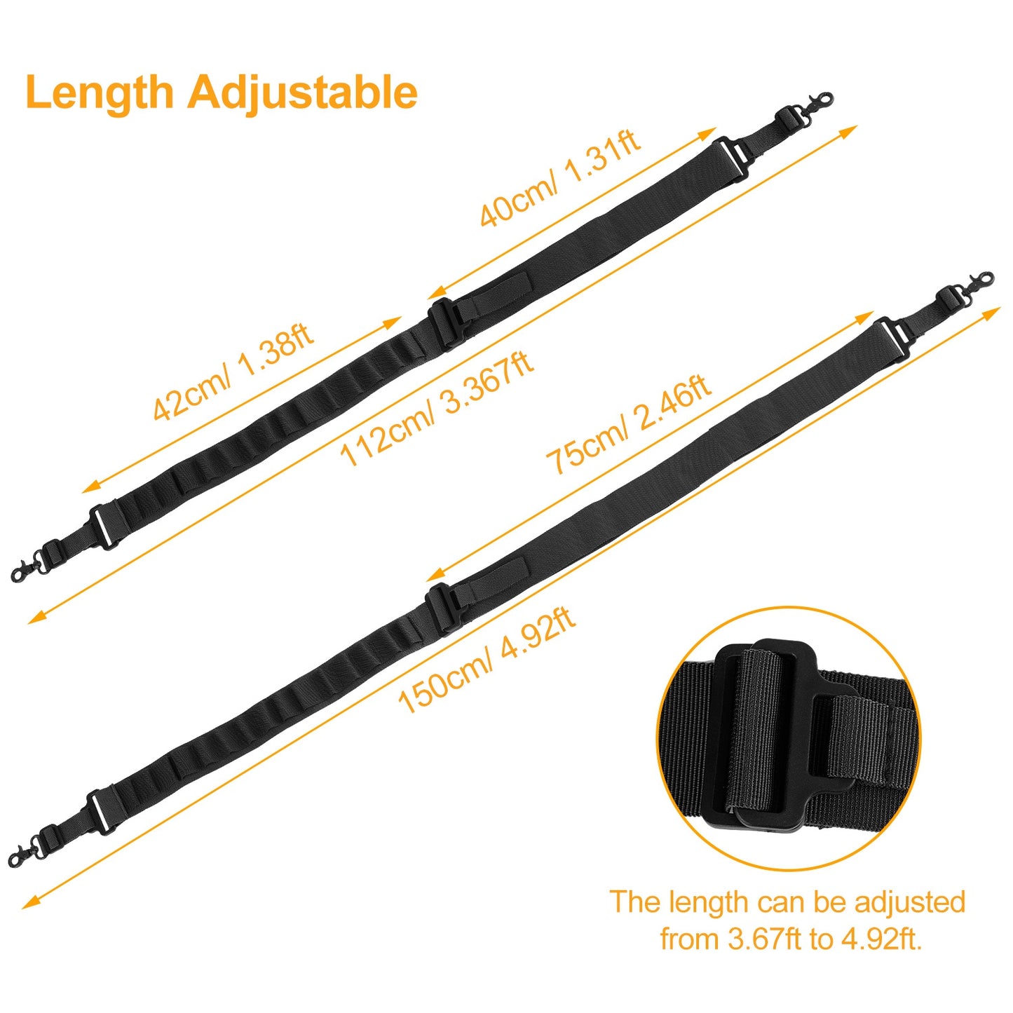 Tactical Shotgun Sling with 15 Shell Holders Adjustable