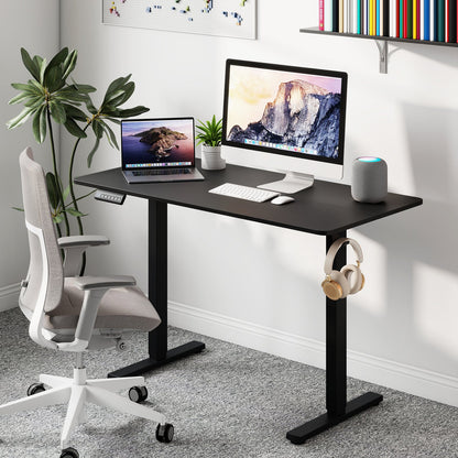 48 Inch x 24 Inch Ergonomic Electric Standing Desk with 3 Memory Settings for Home Office