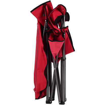 Folding Beach Canopy Chair with Cup Holders