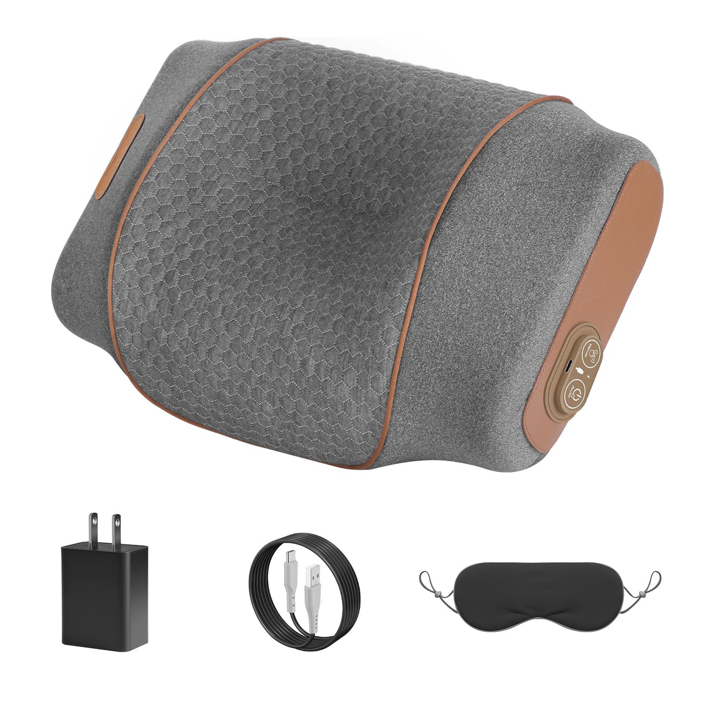 Neck Massager Pillow with Heat, Vibration & Air Compression
