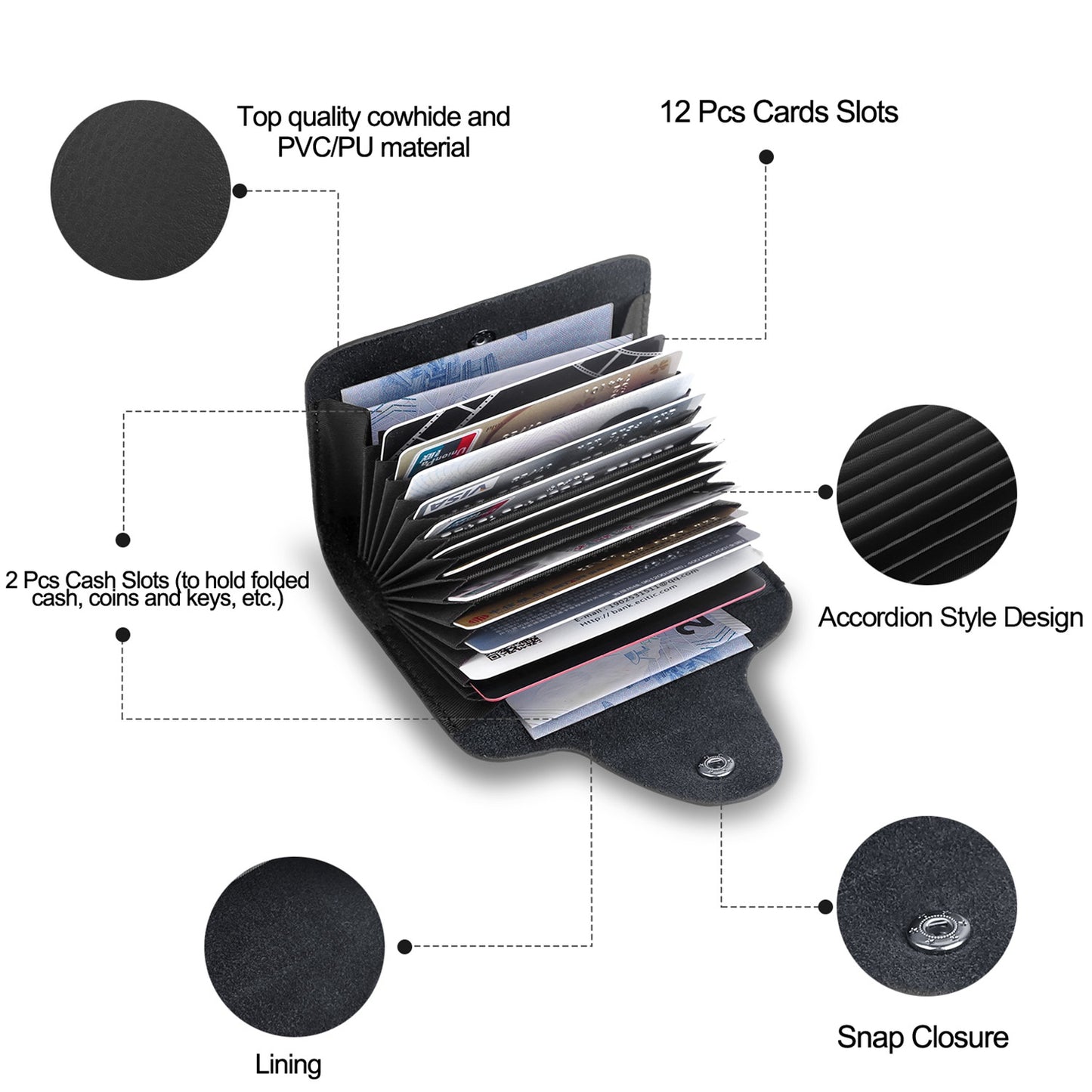 PU Leather Card Holder Wallet