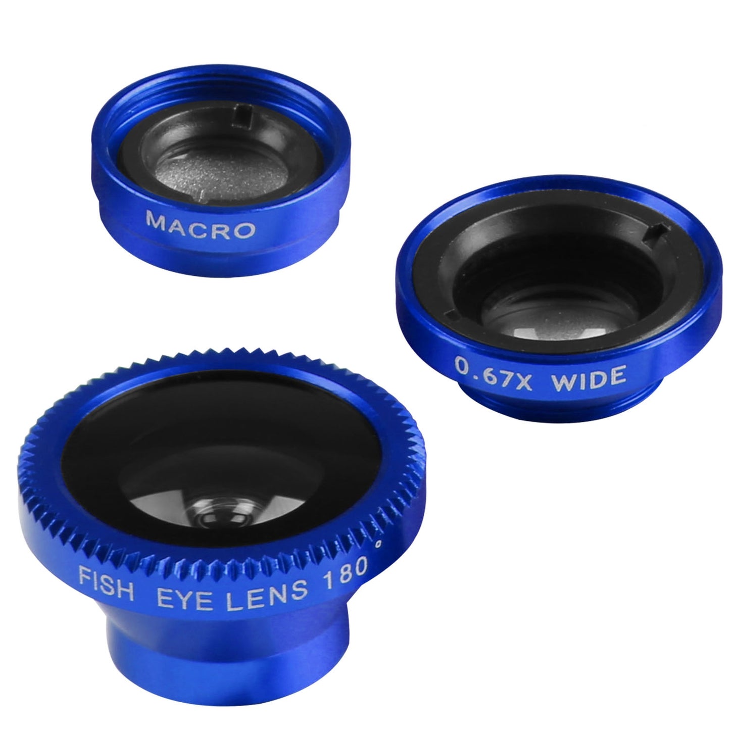 Magnetic Phone Camera Lens Kit - 3-in-1 Fisheye Wide Macro
