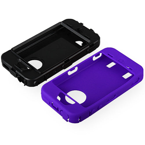 iPhone 4/4S Rugged Dual Layer Case with Screen Protector