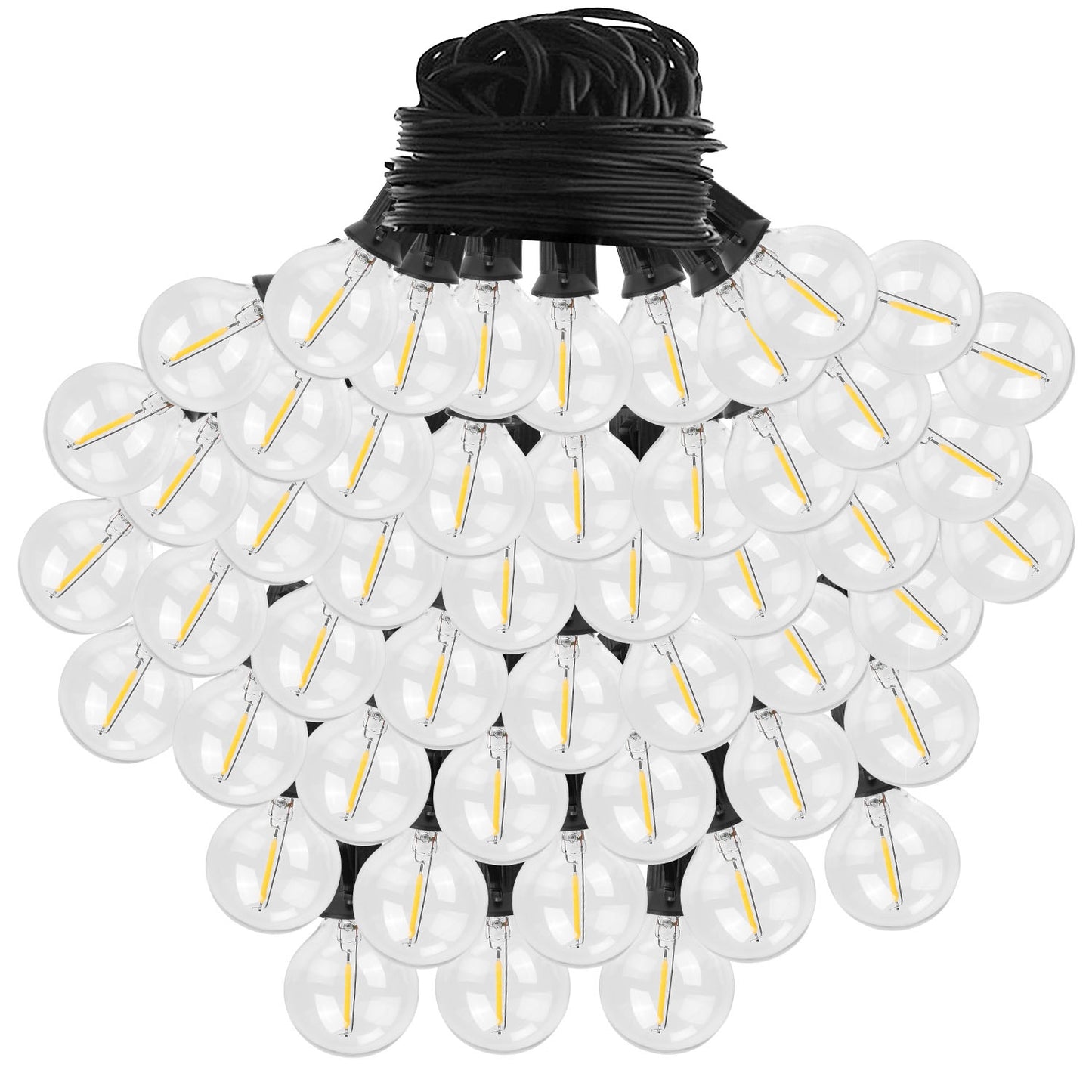 Globe String Lights 25FT Outdoor Indoor with 25 Warm Bulbs