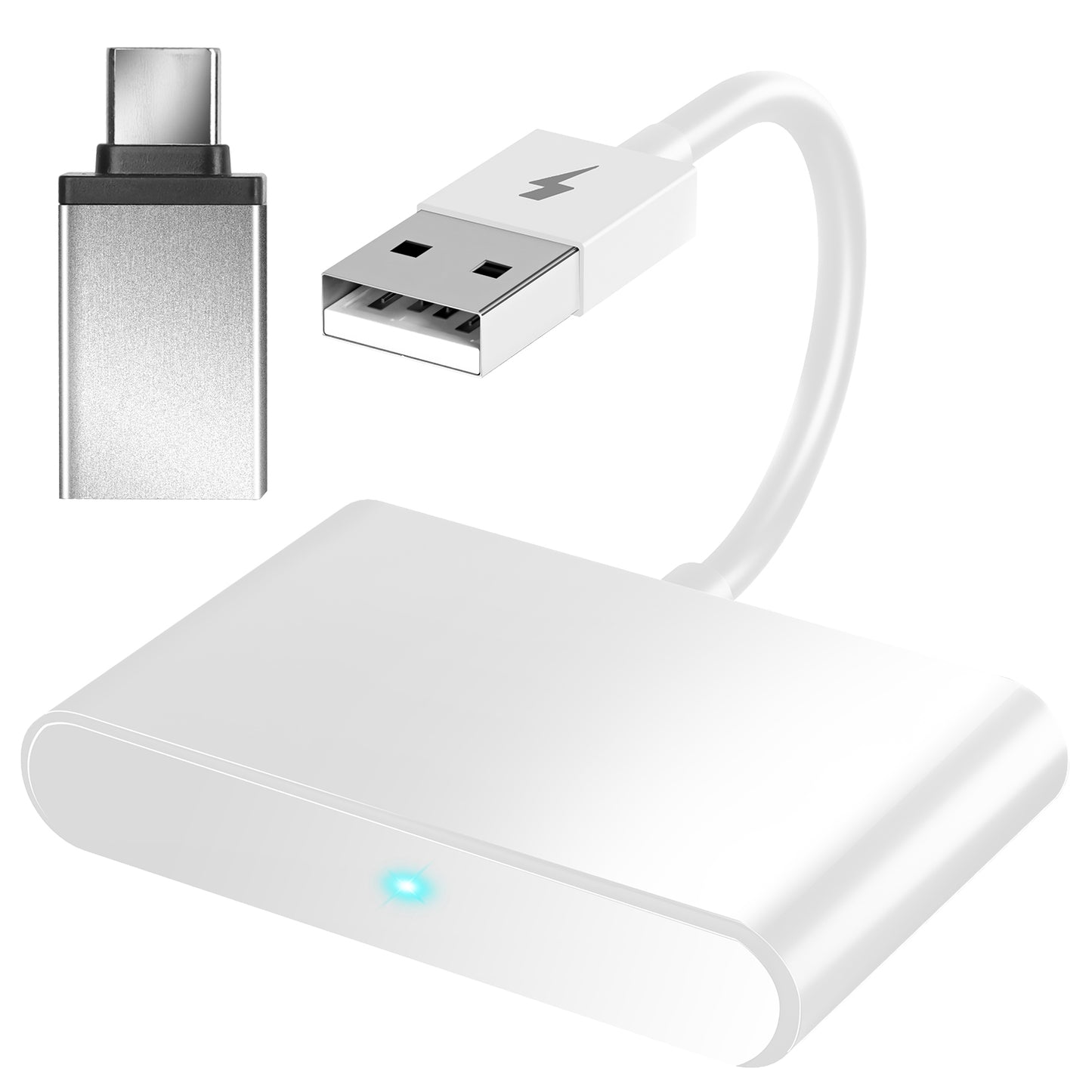 Wireless CarPlay Adapter for iPhone & Android - 5GHz WiFi