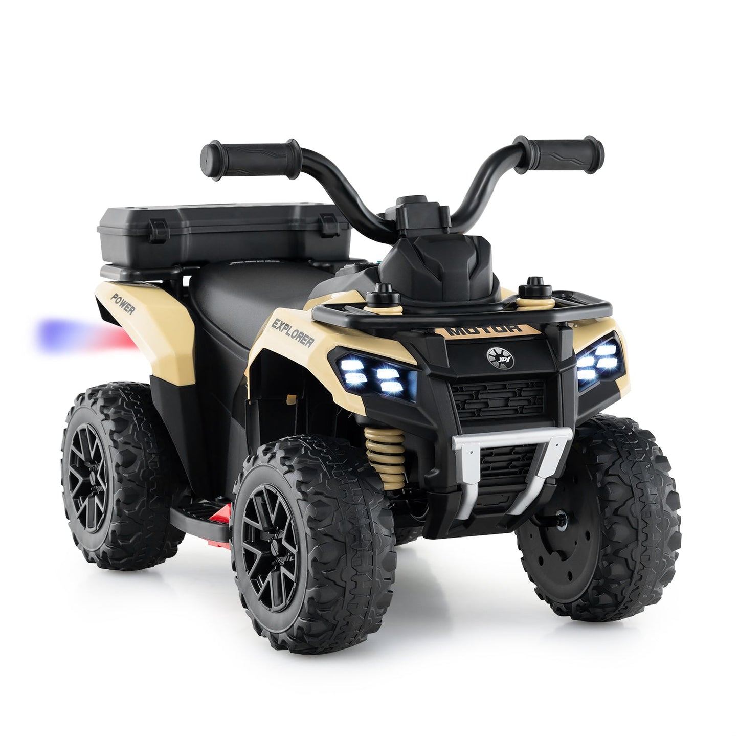 6V Kids Ride On ATV with Spray Function and Storage Box with Music