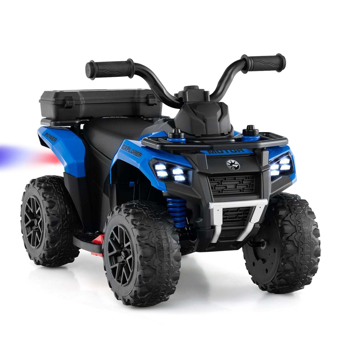 6V Kids Ride On ATV with Spray Function and Storage Box with Music