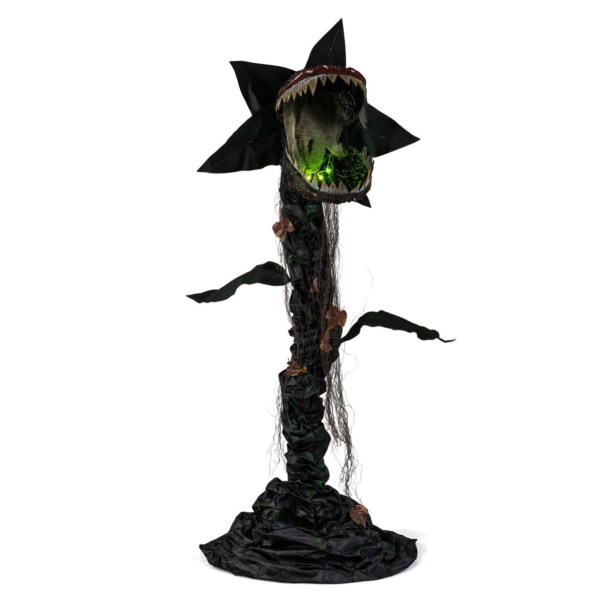 6.2 ft Animated Halloween Man-Eater Plant with Color-changing LEDs