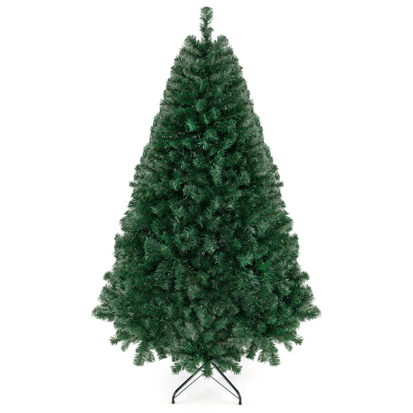 6 Ft Pre-Lit Artificial Christmas Tree with 230 LED Lights