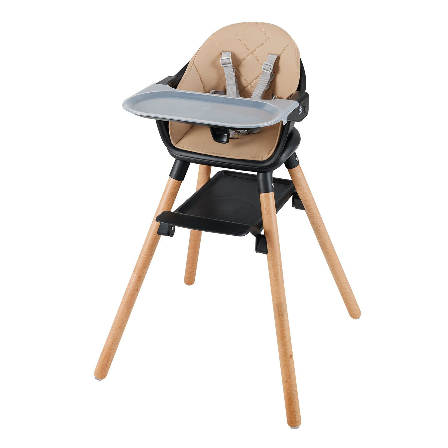 6-in-1 Convertible Baby High Chair with Removable Tray