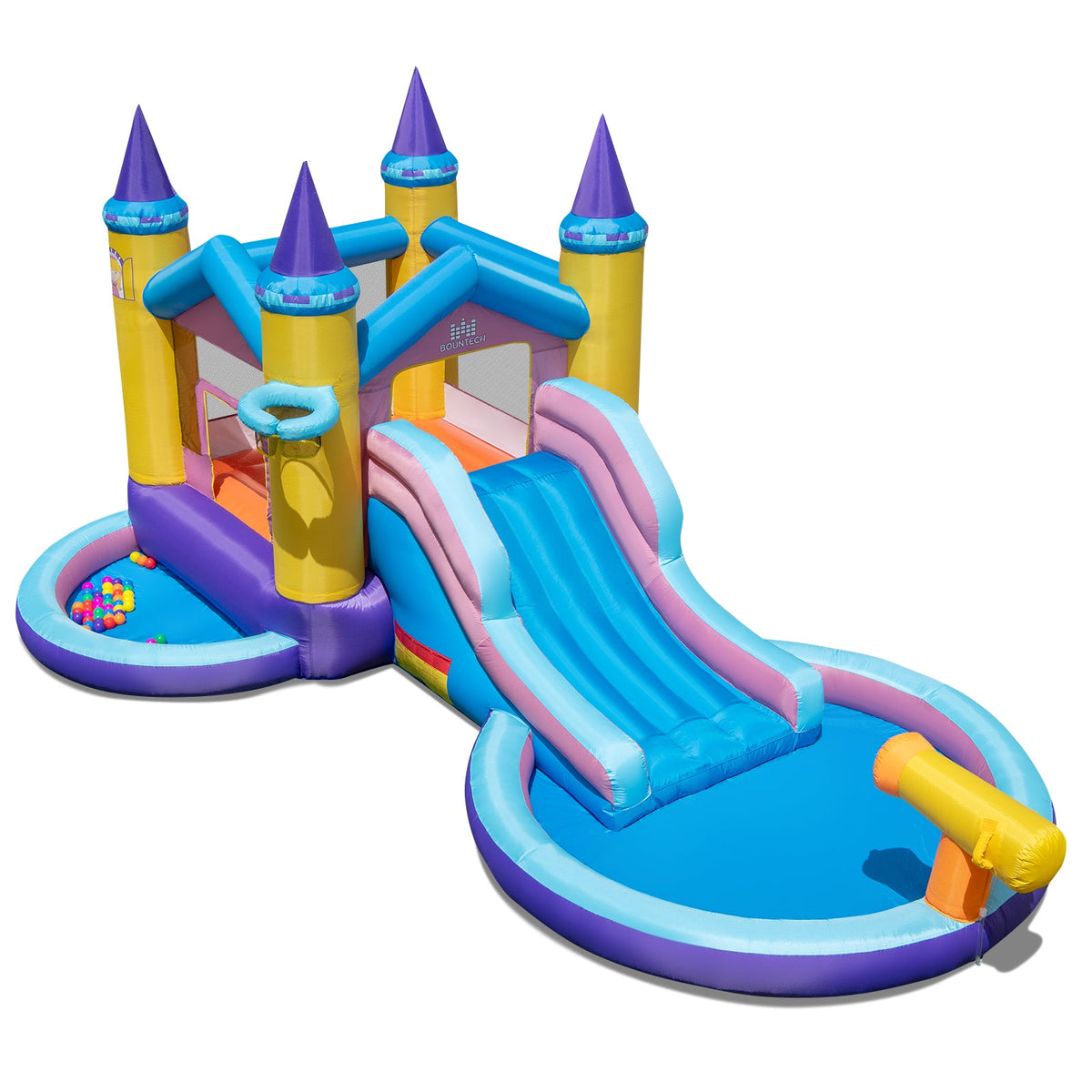 6-in-1 Inflatable Kids Water Park for Yard