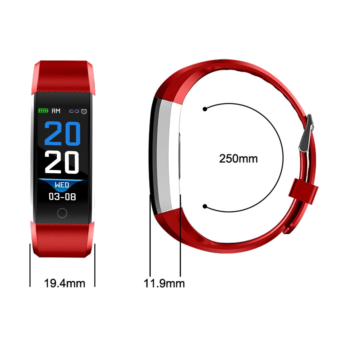 Fitness Tracker with Heart Rate Monitor & Sleep Tracking