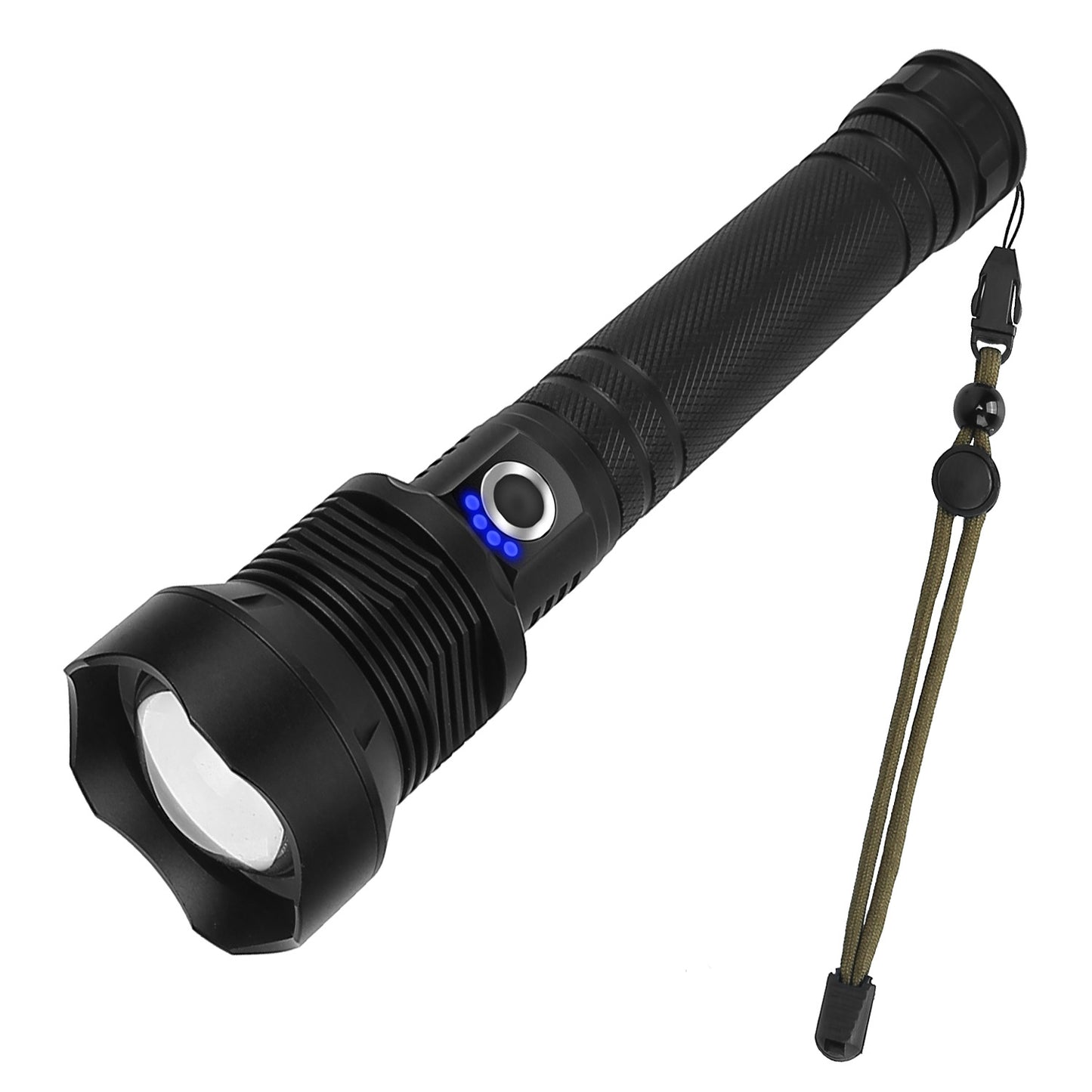 Rechargeable LED Tactical Flashlight 30000LM Zoomable