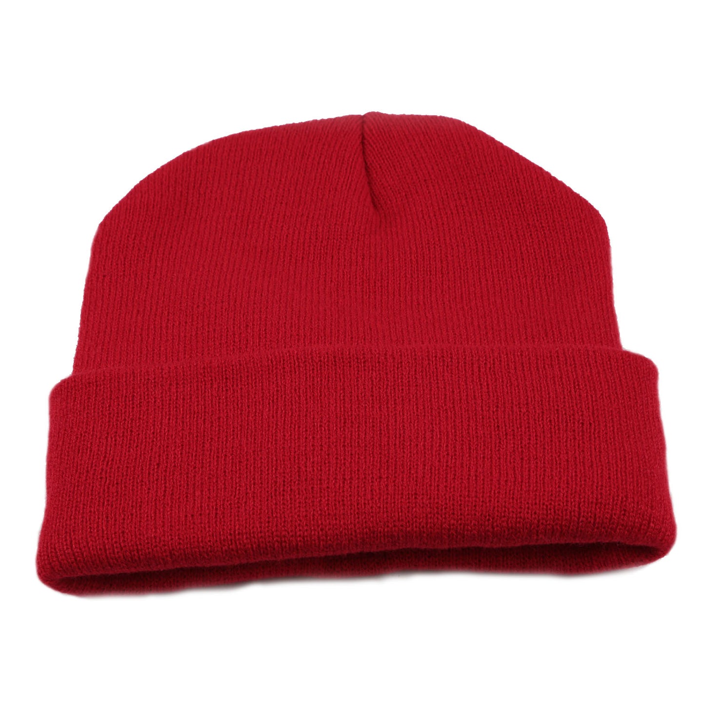 LED Knitted Beanie with Built-In Headlamp for Hands-Free Light