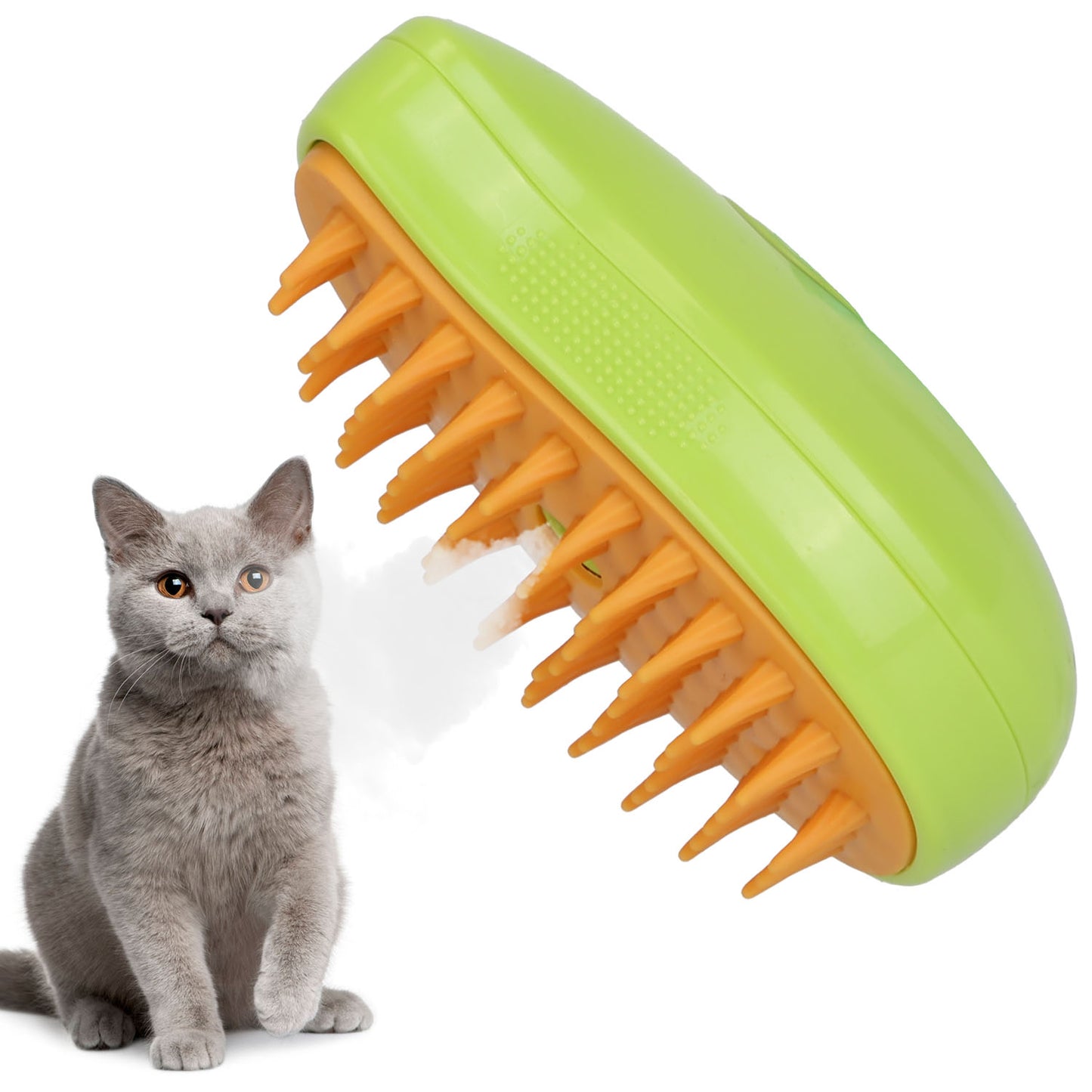 Cat Grooming Steam Brush with USB Rechargeable Battery