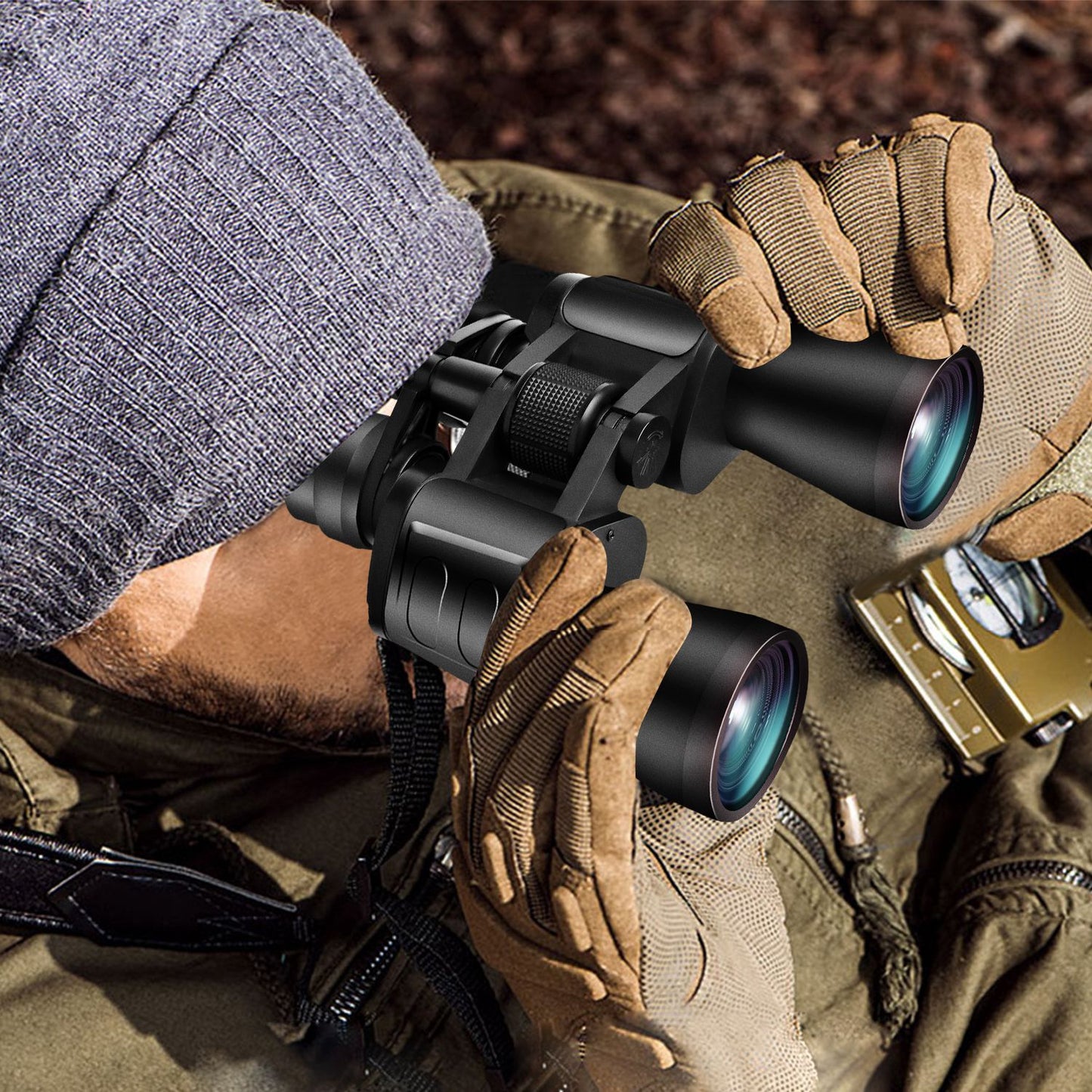 Binoculars 8-24x50 with FMC Lens and Low Light Night Vision