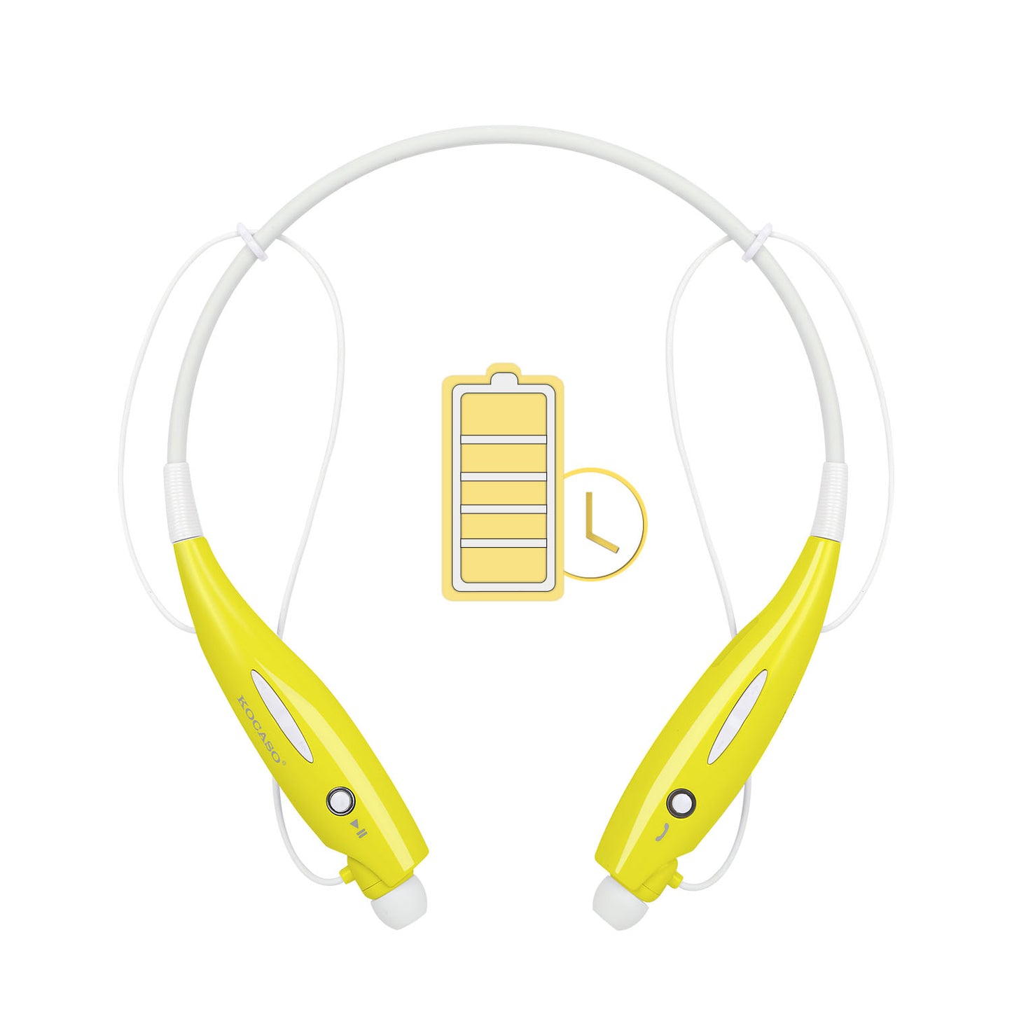 Wireless Sports Neckband Headphones with Magnetic Earbuds