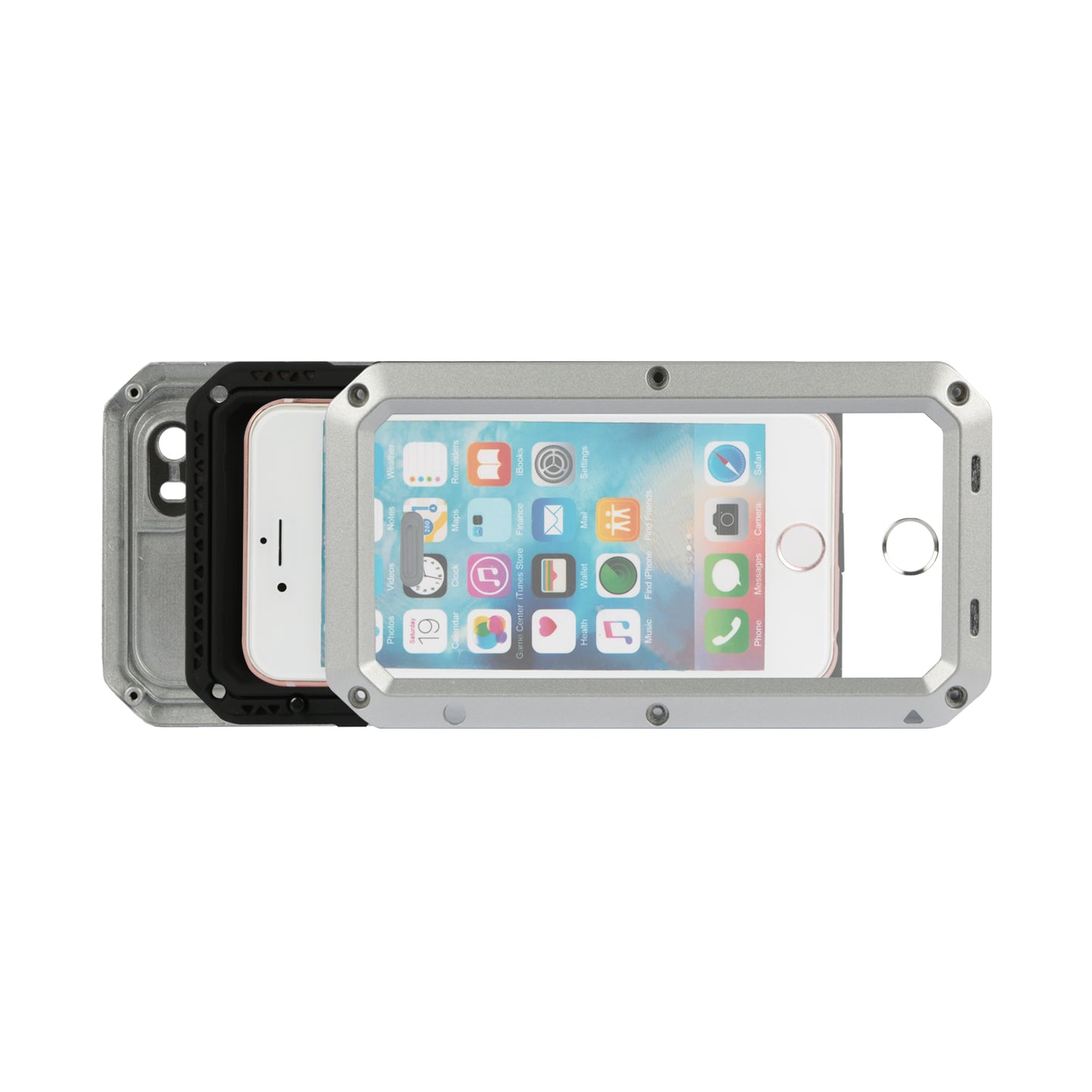 iPhone 7 Plus Rugged Full Cover Case with Screen Protector