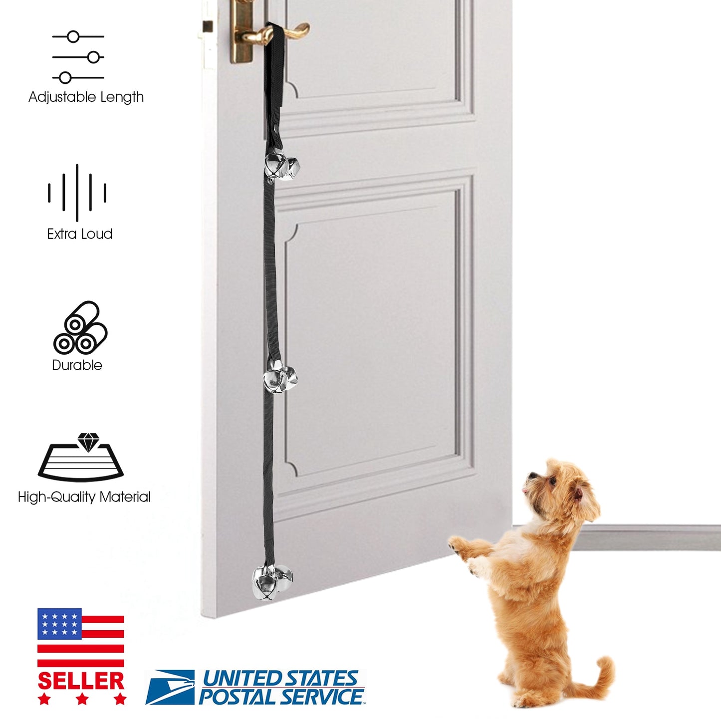 Dog Potty Training Doorbells with 7 Extra Loud Bells