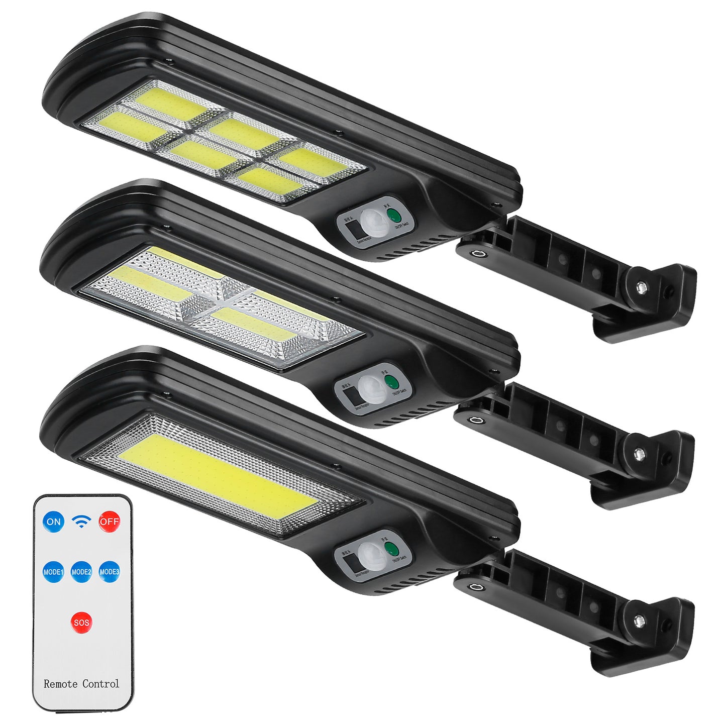 Solar Motion Sensor Wall Light 120 LED Outdoor Waterproof