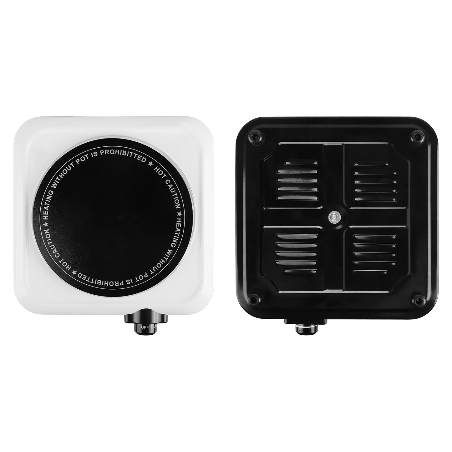 1000W Infrared Single Burner Hot Plate with Glass Cooktop
