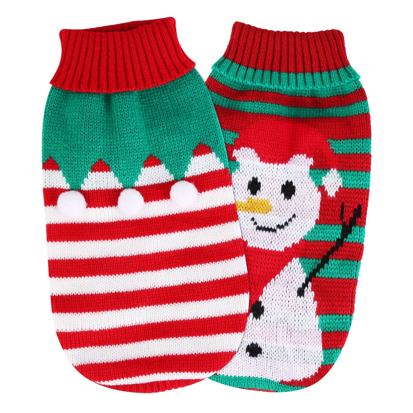 Christmas Turtleneck Sweater for Dogs & Cats