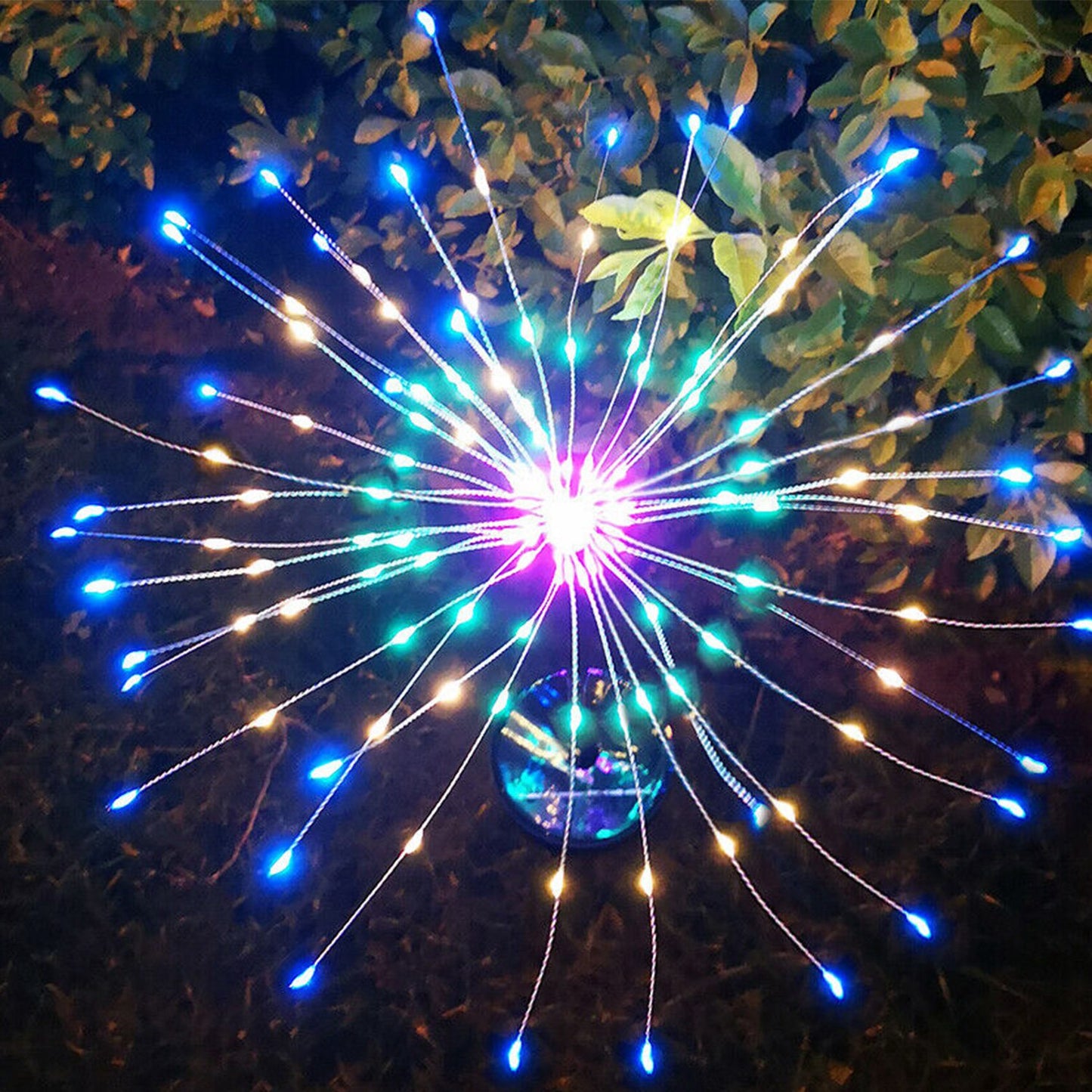 Solar Starburst Lights 240 LED Firework Garden Stake Lights