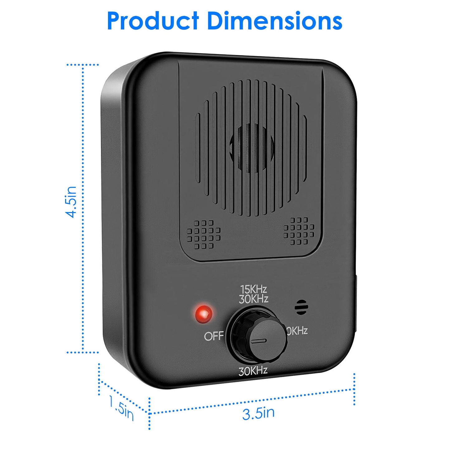 Ultrasonic Dog Bark Control Device with 3 Frequency Levels