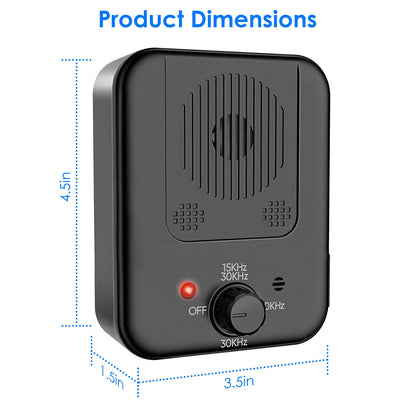 Ultrasonic Dog Bark Control Device with 3 Frequency Levels
