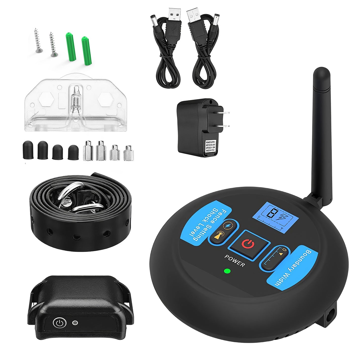 Wireless Electric Dog Fence System with Training Collar