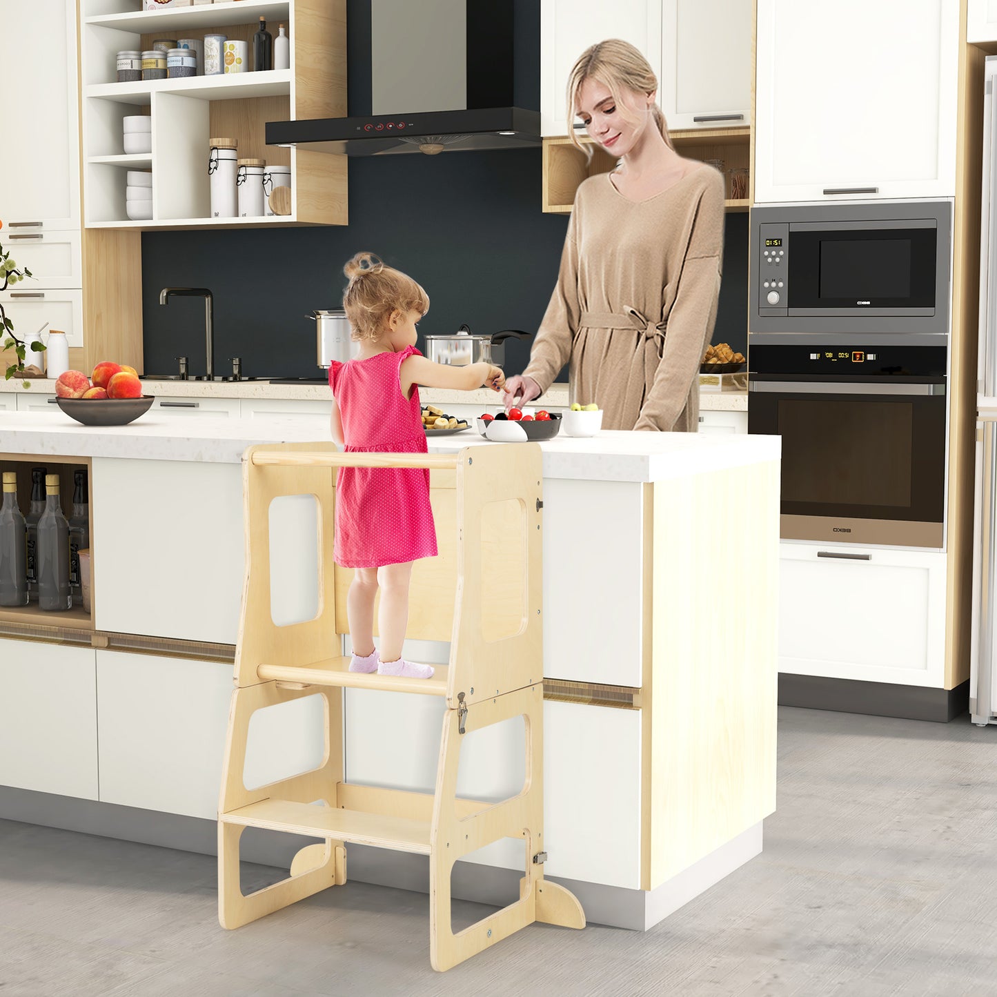7-in-1 Toddler Climbing Toy Set with Table and Chair