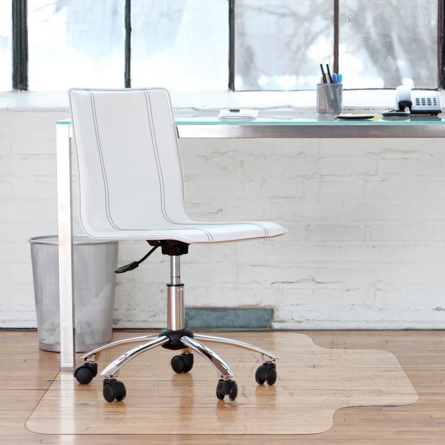 Chair Mat 36" x 48" PVC Floor Protector for Hard Floors