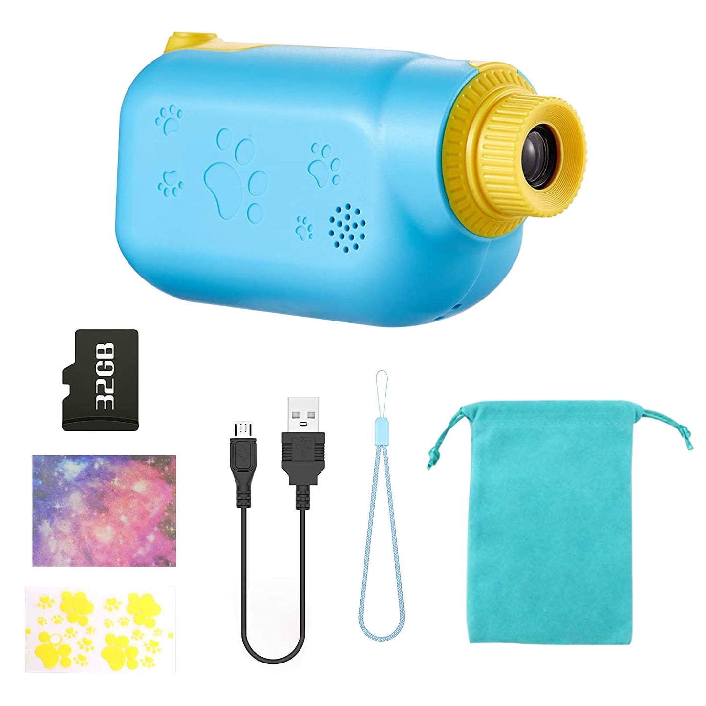 Kids Digital Camera with 2.4" Screen and 32GB Card