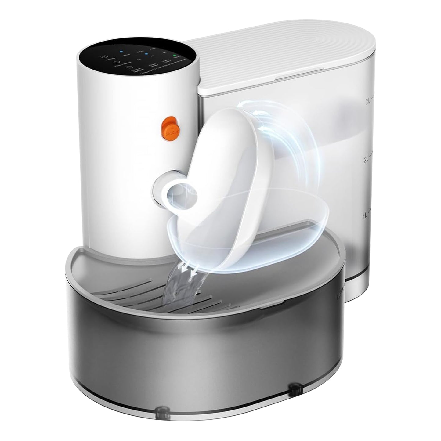 Automatic Pet Water Fountain 3L Cordless Self-Refilling Dispenser