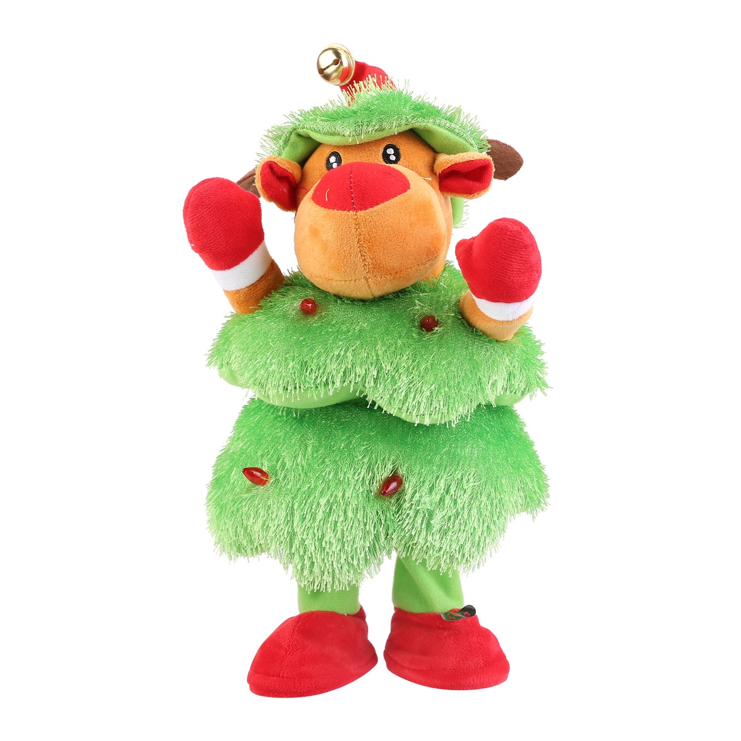 Dancing Singing Plush Toy with Mimicking & Light-Up Features