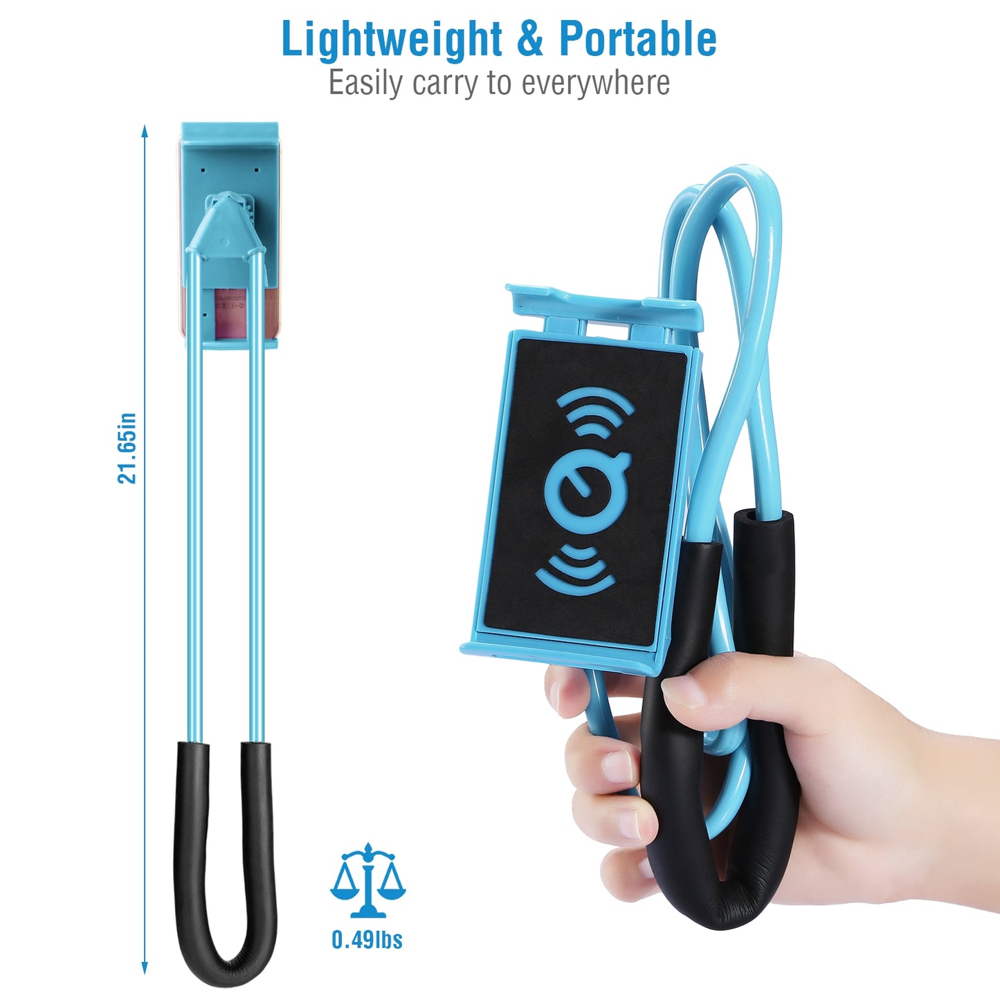 Flexible Gooseneck Phone Holder with 360° Rotation