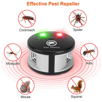 Ultrasonic Pest Repeller with 4 Modes for Indoor Use
