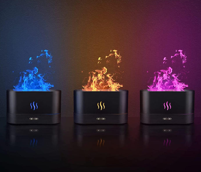 3D Flame Air Aroma Humidifier