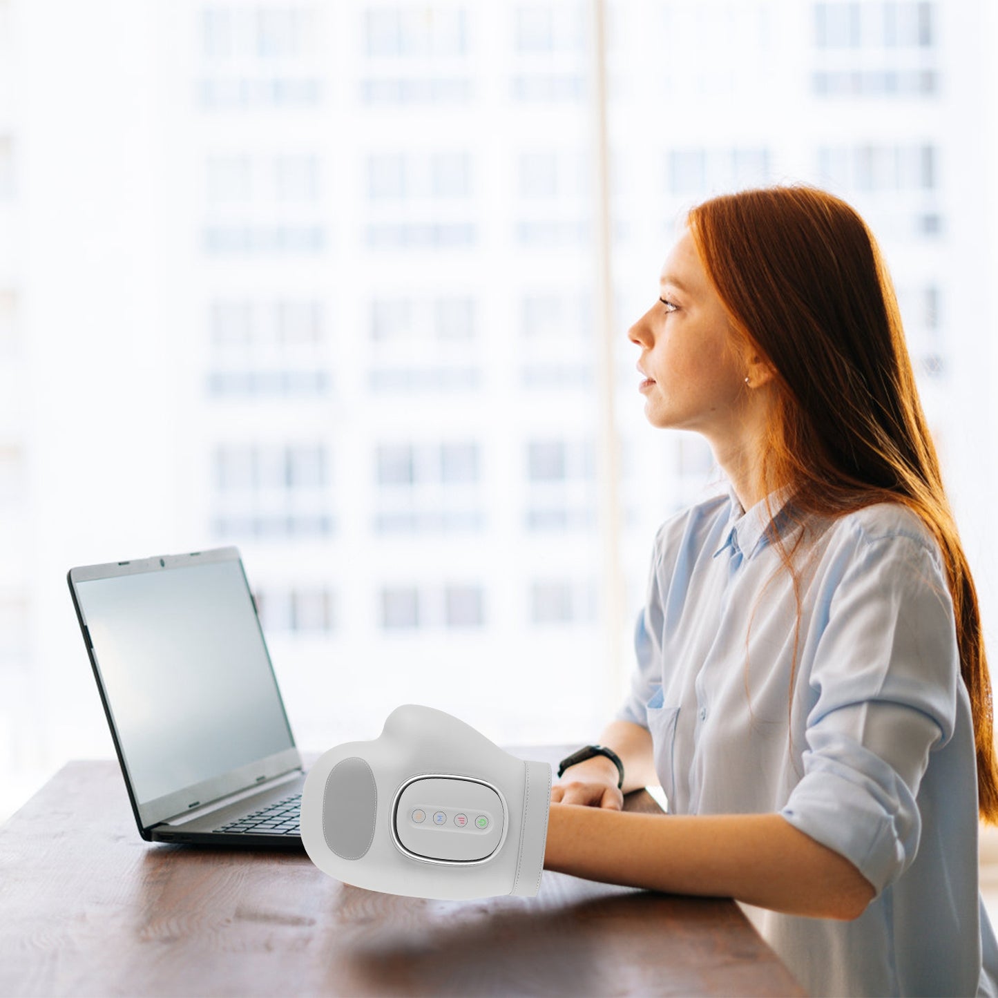 Cordless Hand Massager with Heat & Air Compression