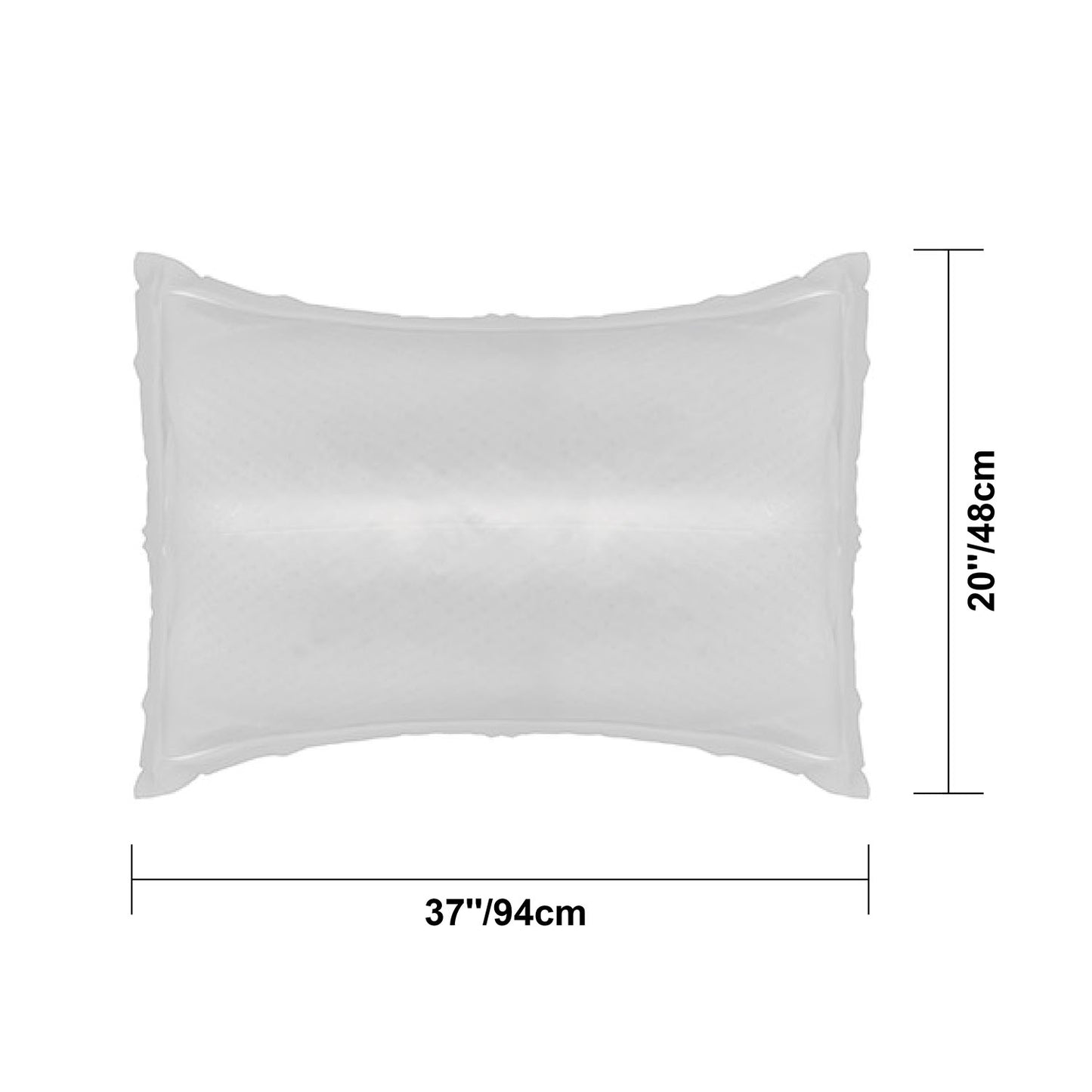 Satin Pillowcases King Size Set of 2 - White