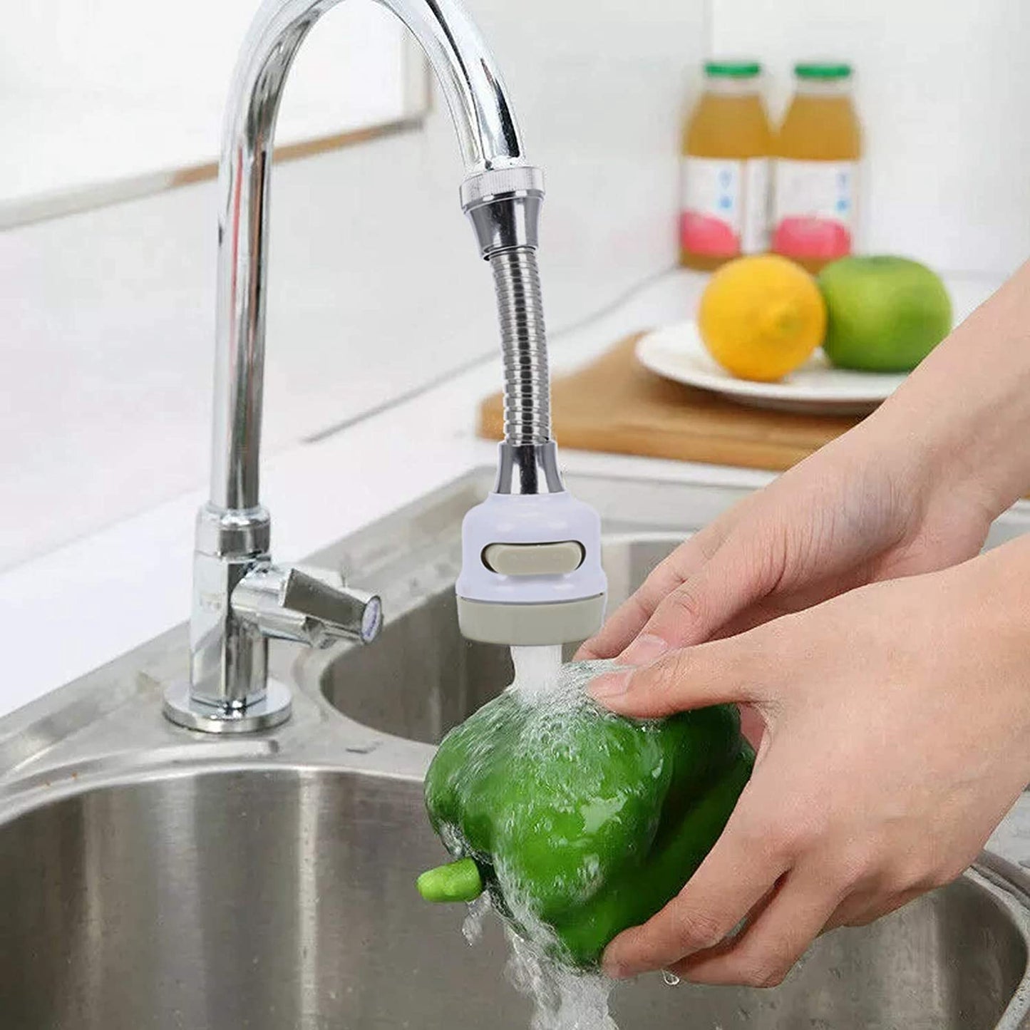 360° Rotatable Kitchen Faucet Aerator with 3 Spray Modes