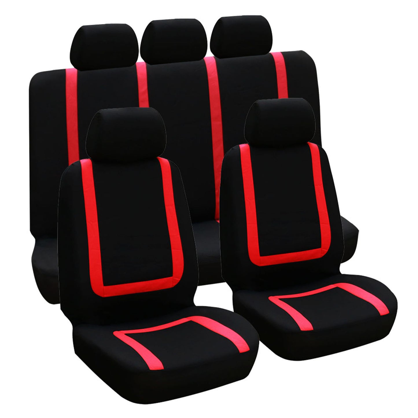 Universal Car Seat Covers 9-Piece Set for Auto Truck SUV