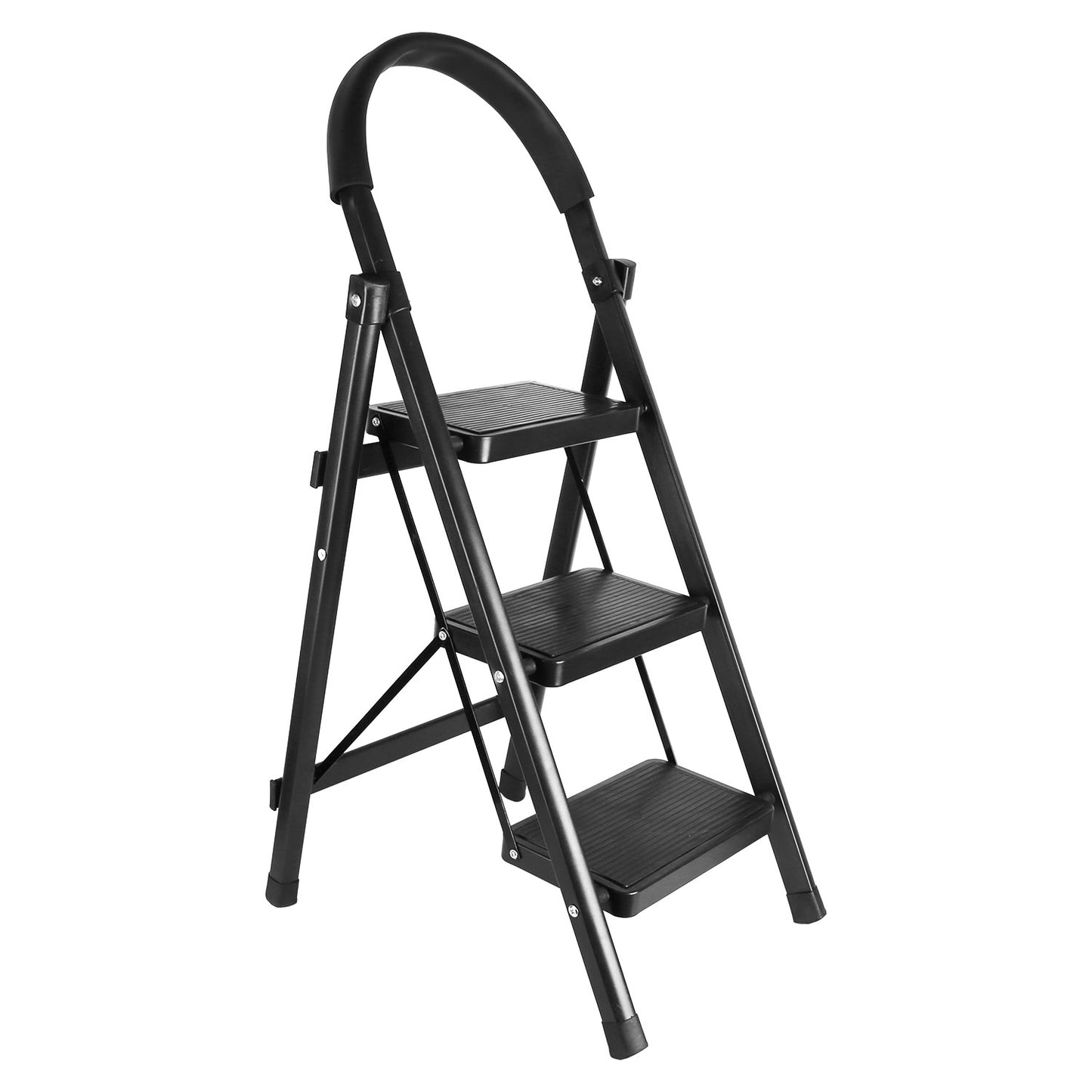 3-Step Foldable Ladder with 330 lb Capacity